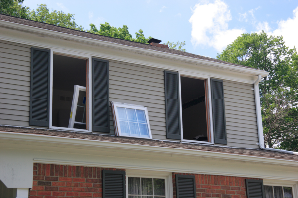 Modern energy-efficient windows in a beautiful home